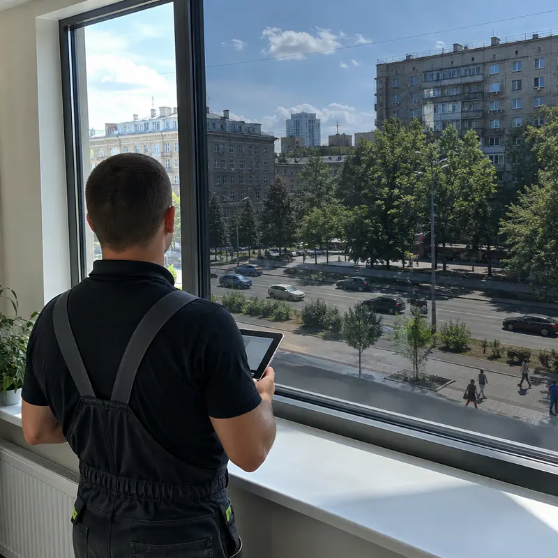 Перевірка і акт: поклейка дзеркальної бронеплівки (ілюстрація)